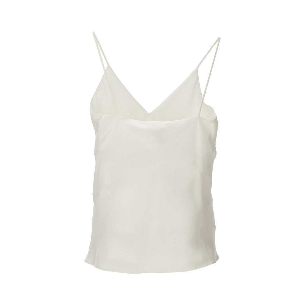 Silk satin top