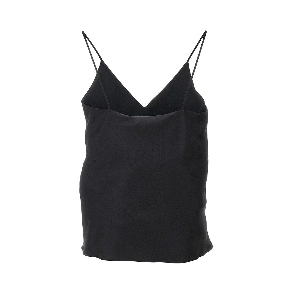 Silk satin top