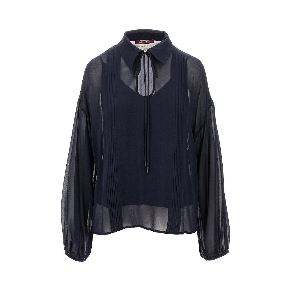 Blusa in georgette di seta