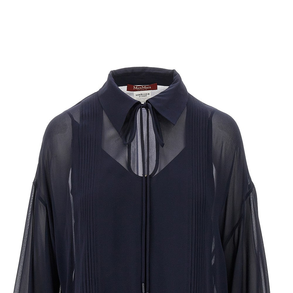 Blusa in georgette di seta