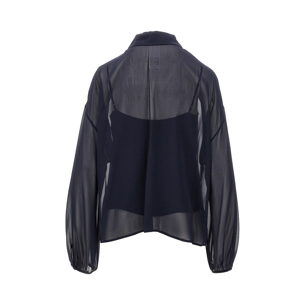 Blusa in georgette di seta