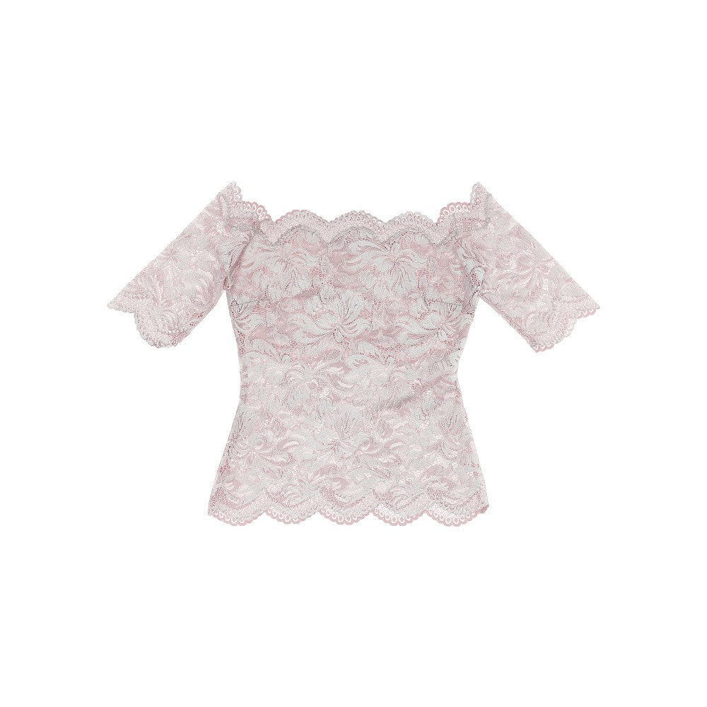 Top in pizzo lurex