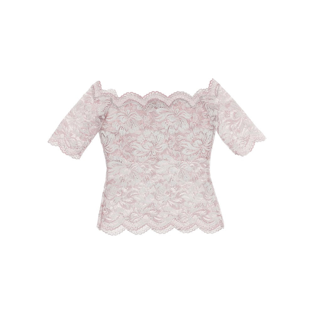 Top in pizzo lurex