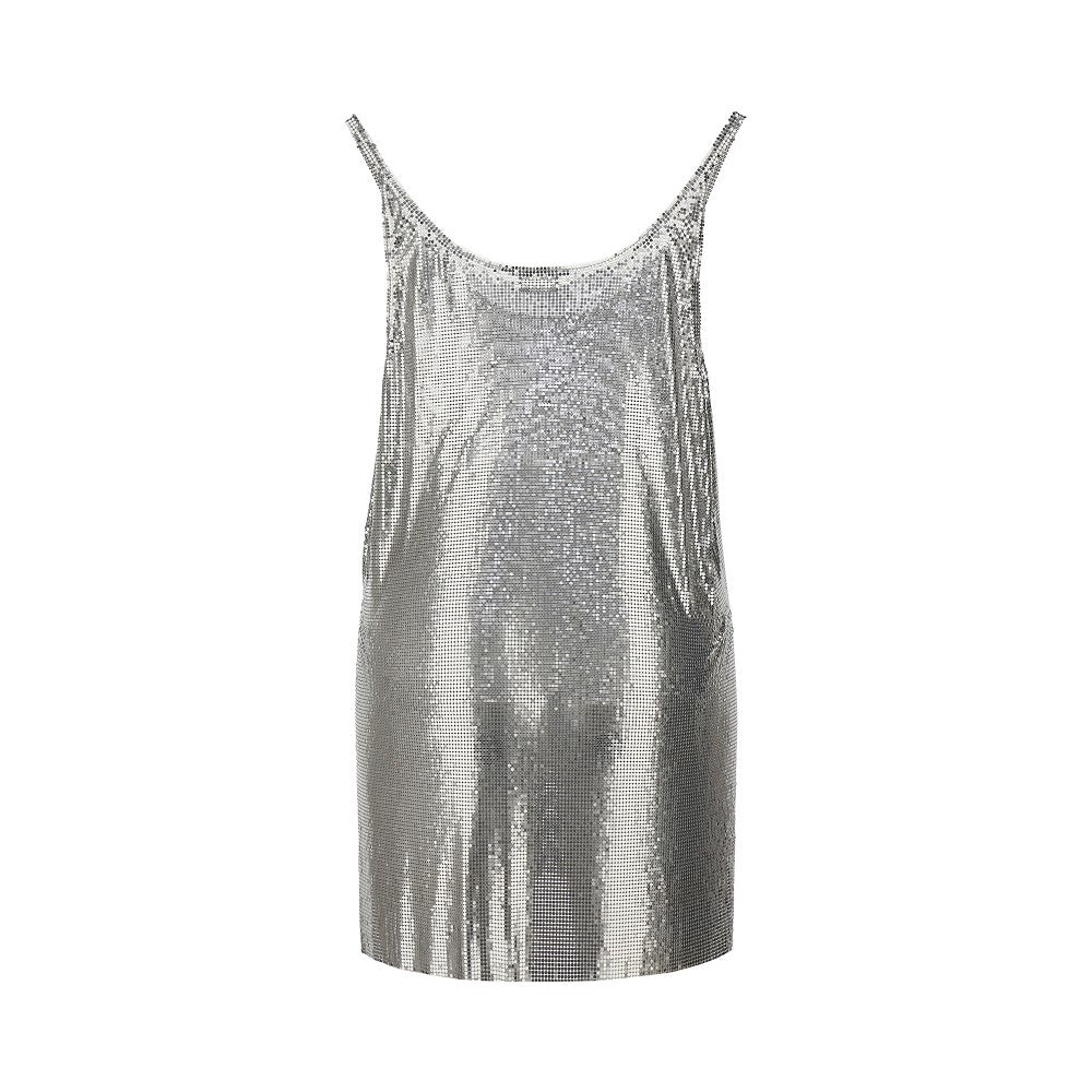 Top in maglia metallica