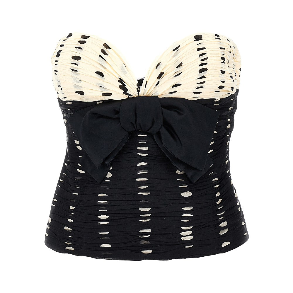 Top in chiffon stampa Plusdepois