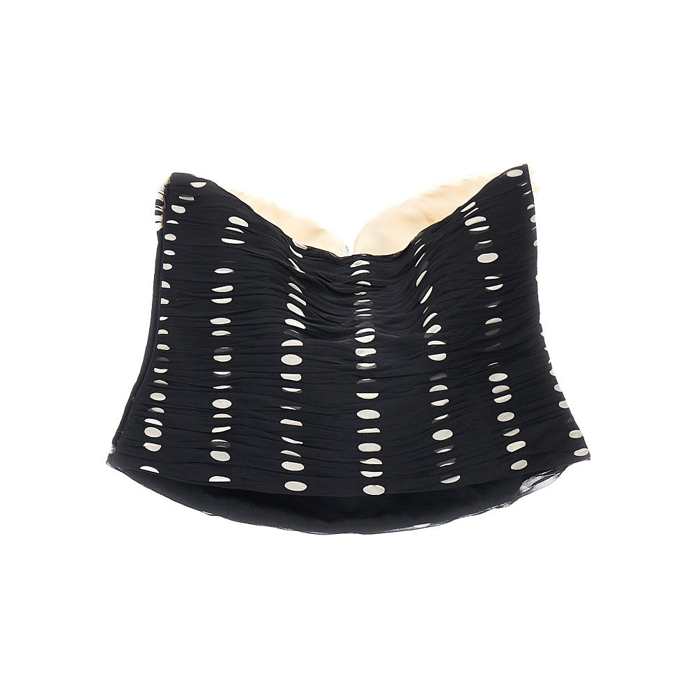 Plusdepois print chiffon top