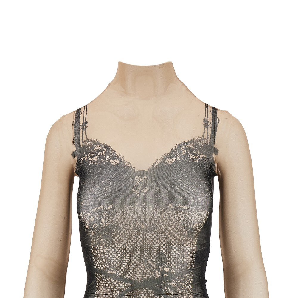 Trompe l'oeil Lingerie top