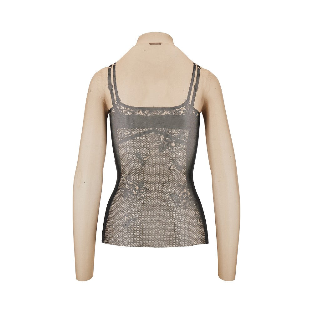 Trompe l'oeil Lingerie top