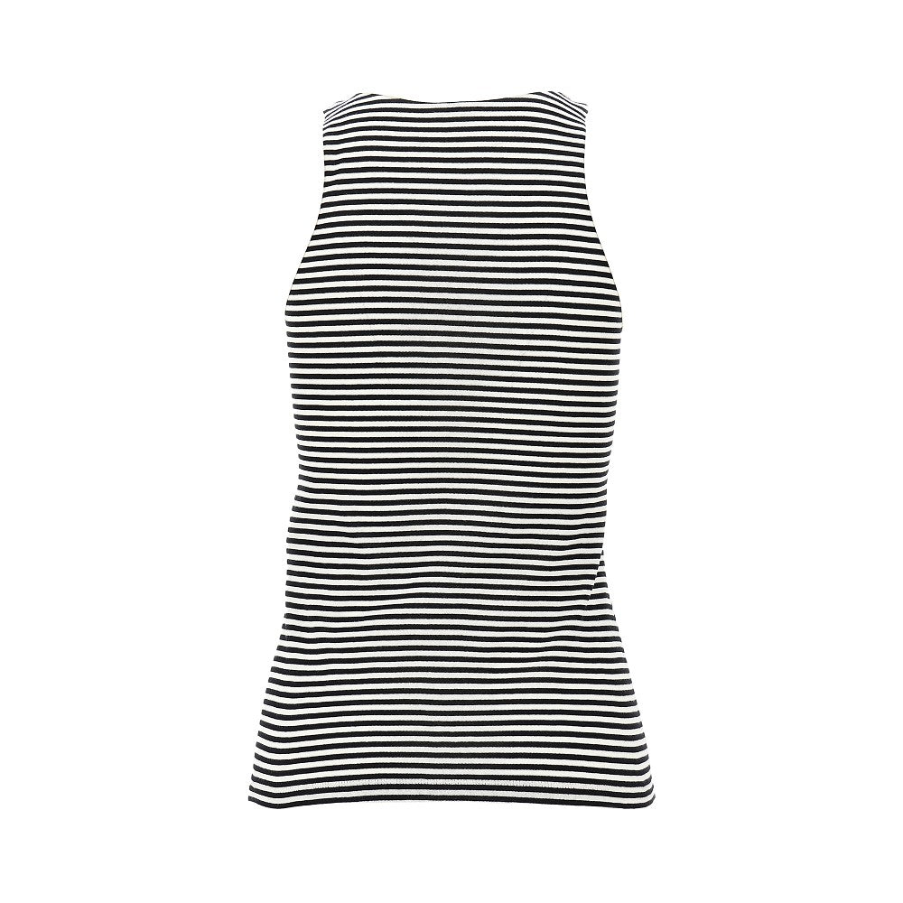'Cassandre' striped cotton tank top