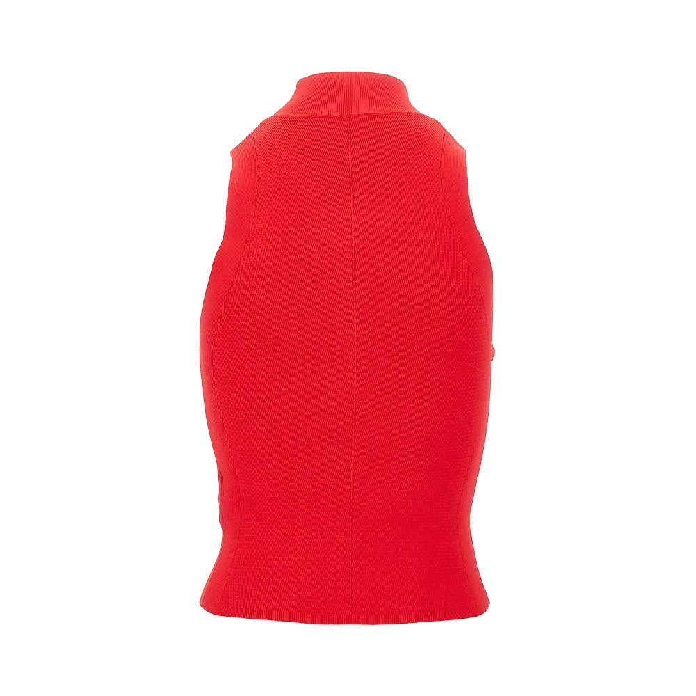 Oval D logo knitted top
