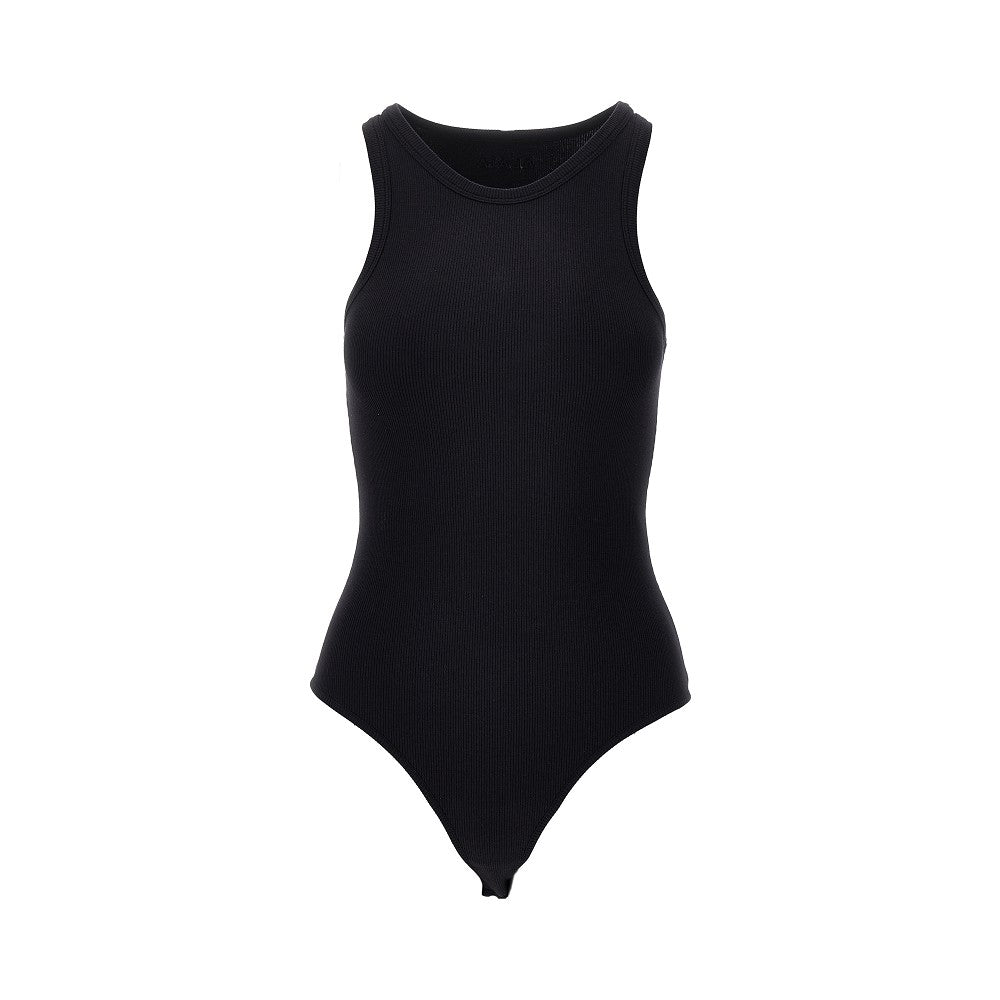 Body in maglia a costine