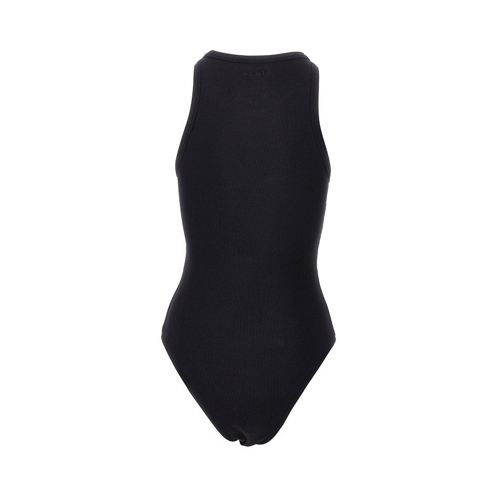 Body in maglia a costine