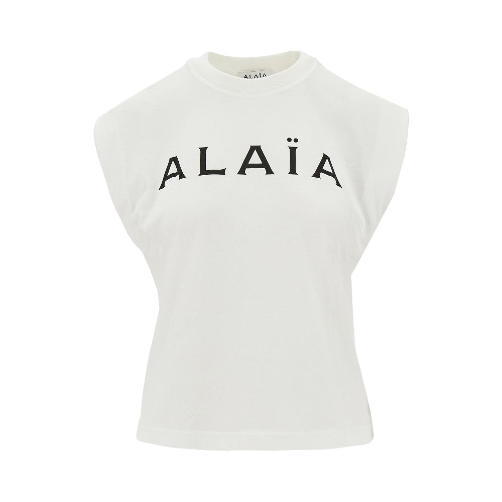 T-shirt con maniche ad aletta