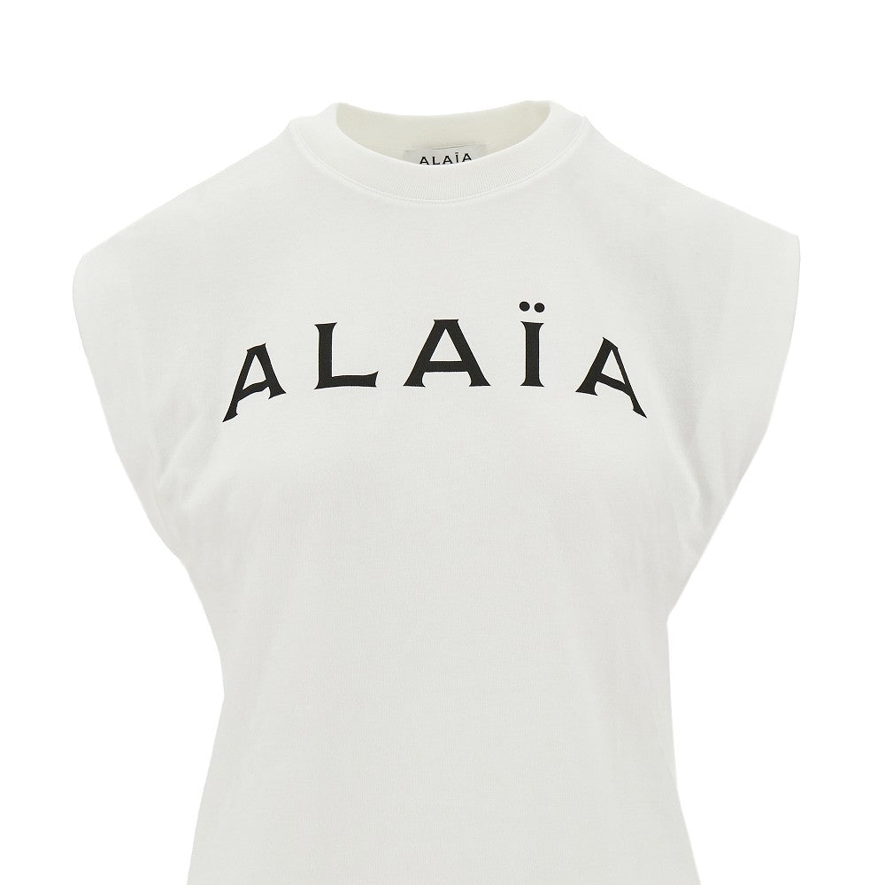 T-shirt con maniche ad aletta