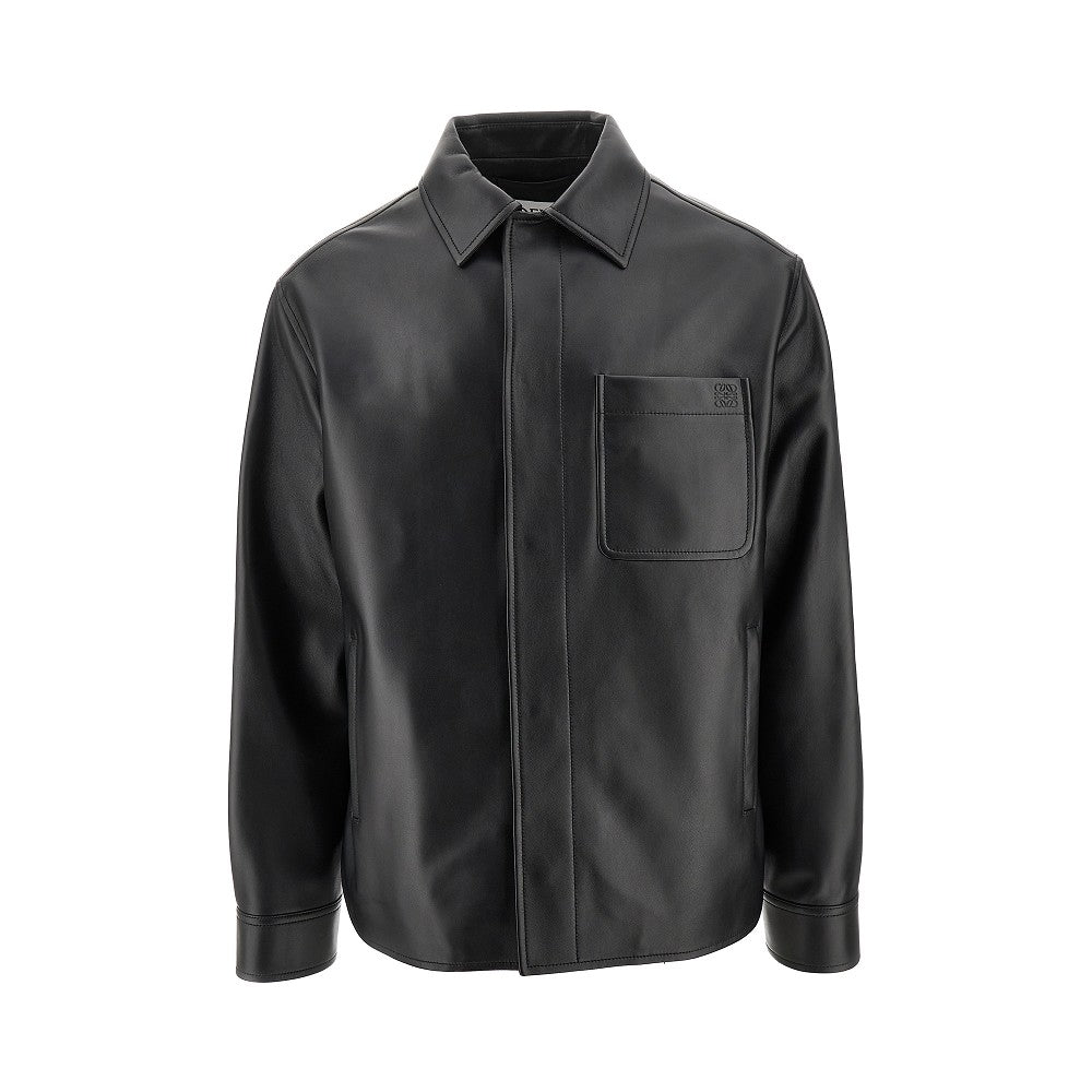 Overshirt in nappa