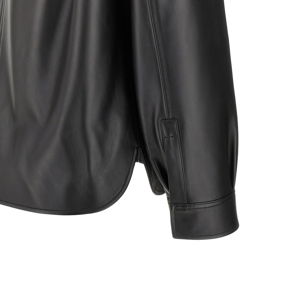 Overshirt in nappa