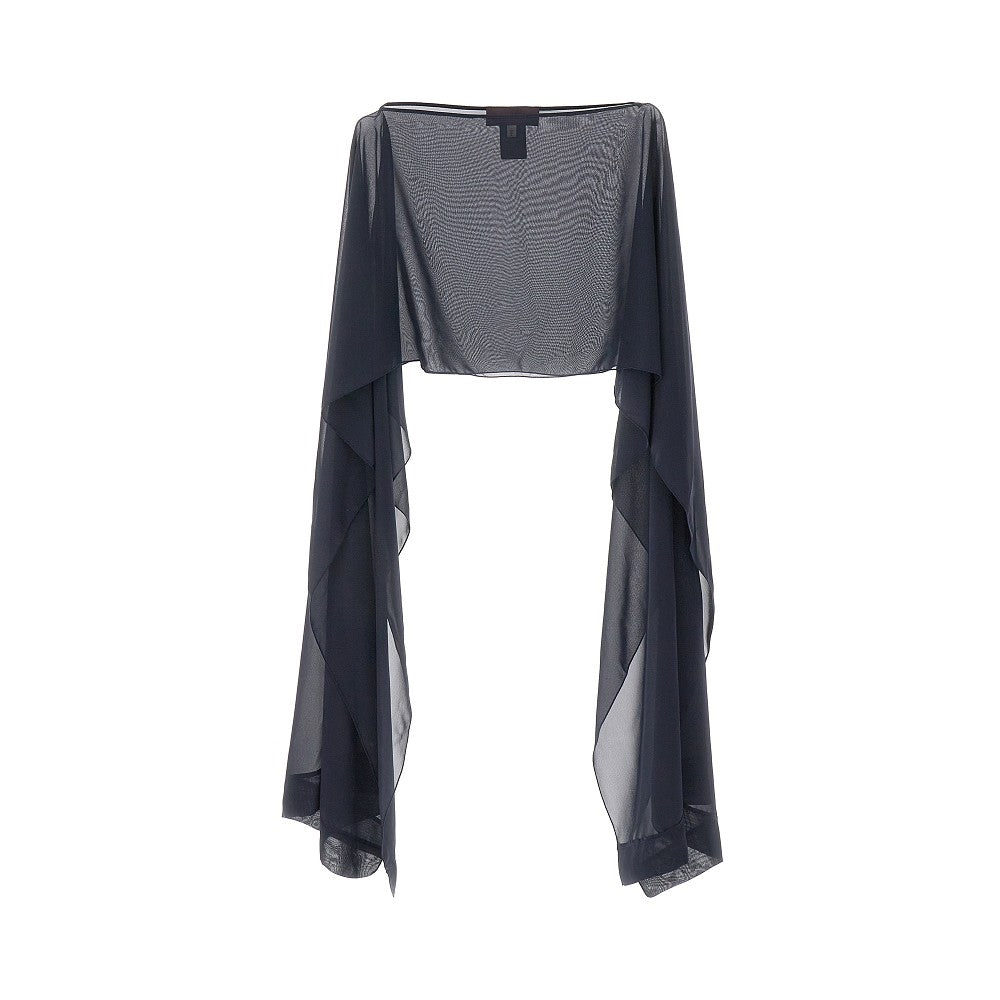 Chiffon cape shawl