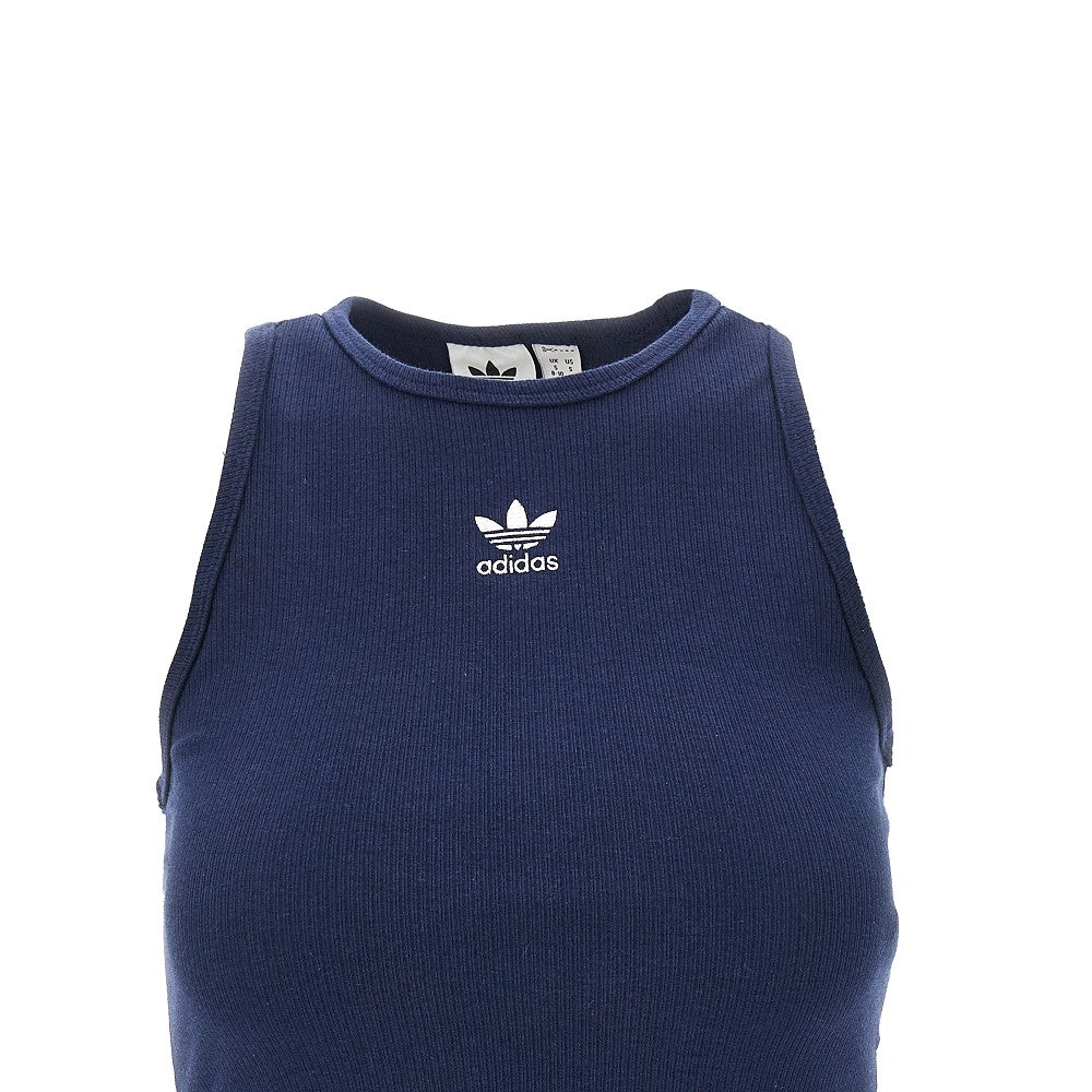 Top cropped in jersey a costine