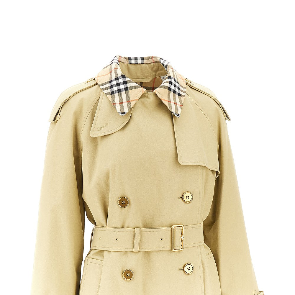 Trench midi 'Castleford' in gabardine