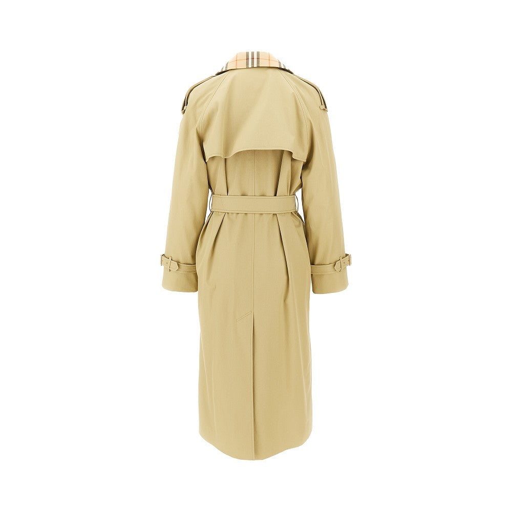 Trench midi 'Castleford' in gabardine
