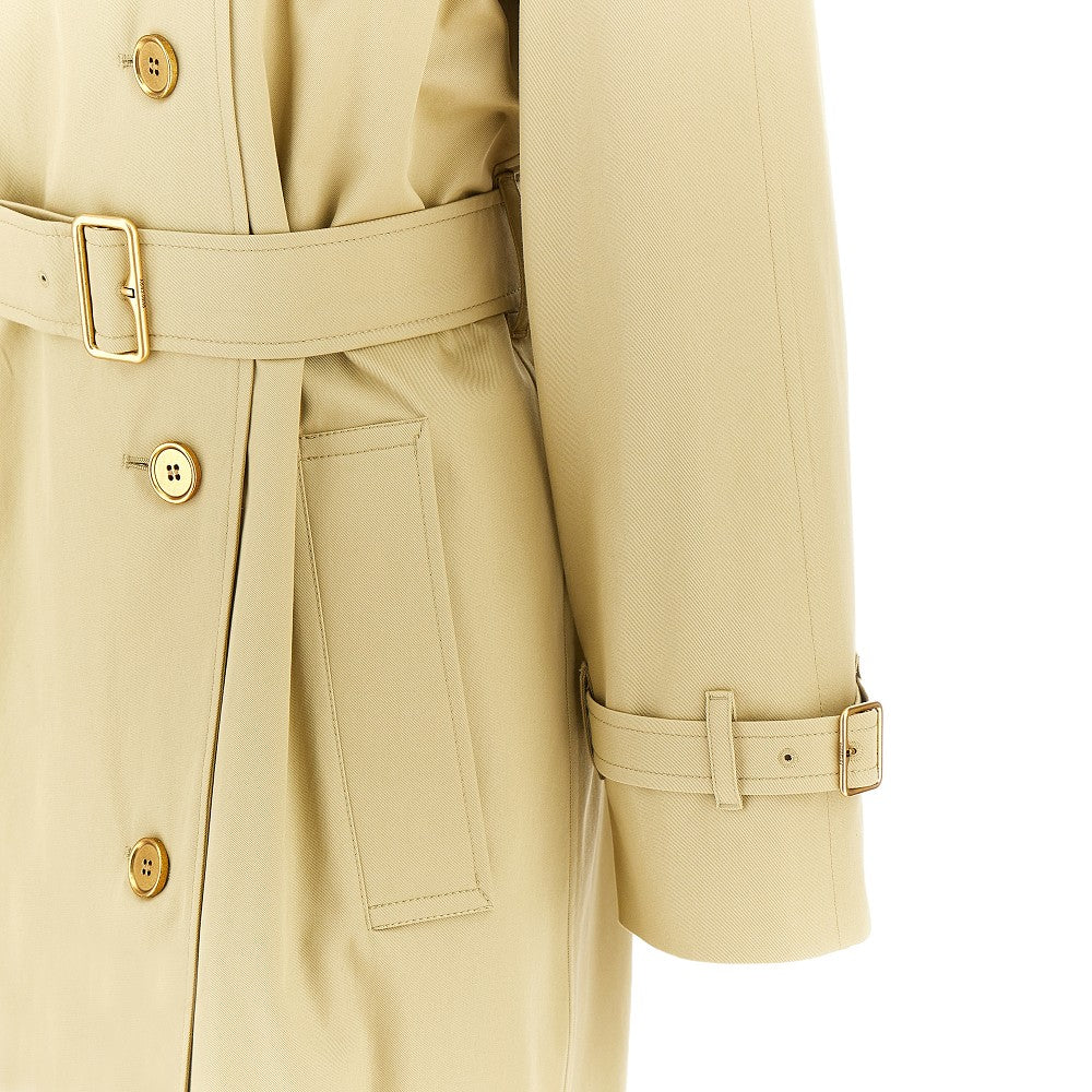 Trench midi 'Castleford' in gabardine