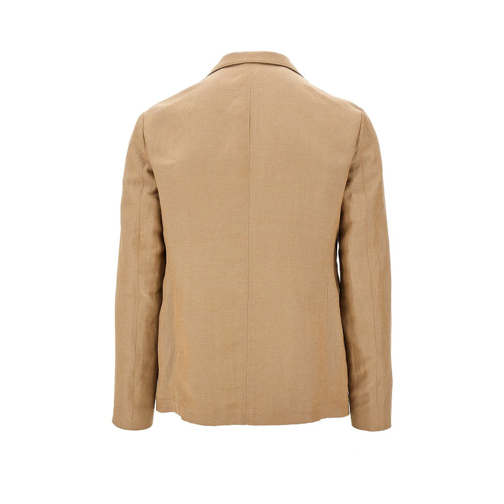 Abito Modern Fit in lino e viscosa