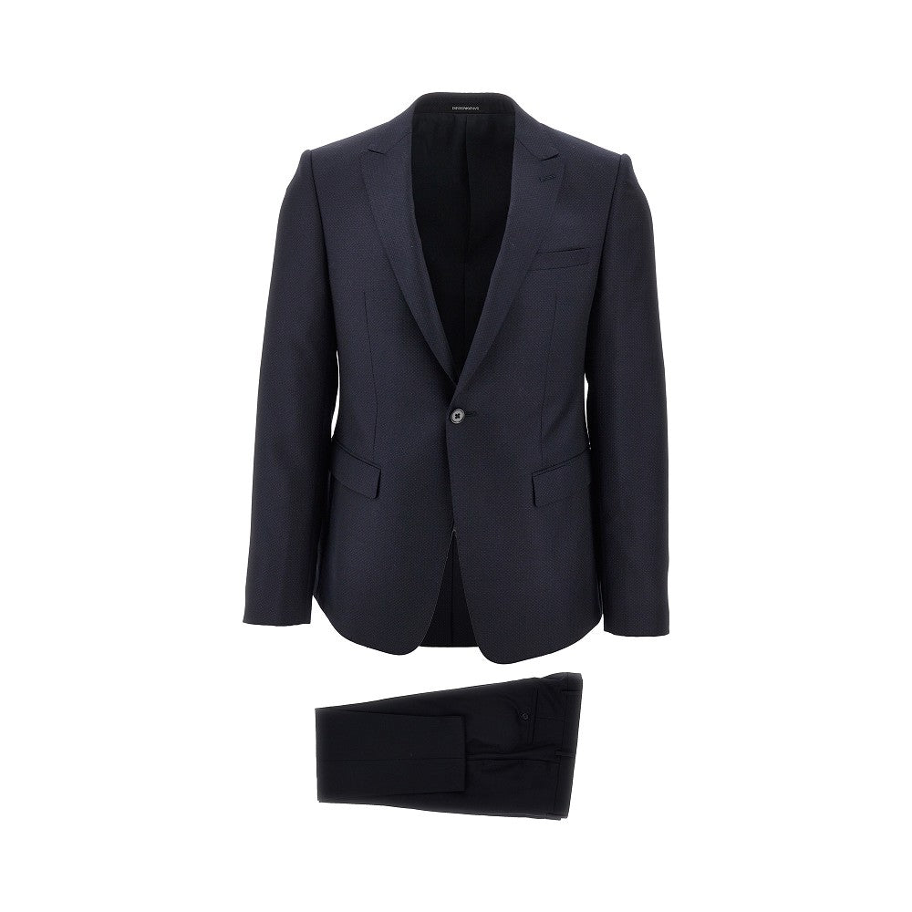 Jacquard wool David Line suit
