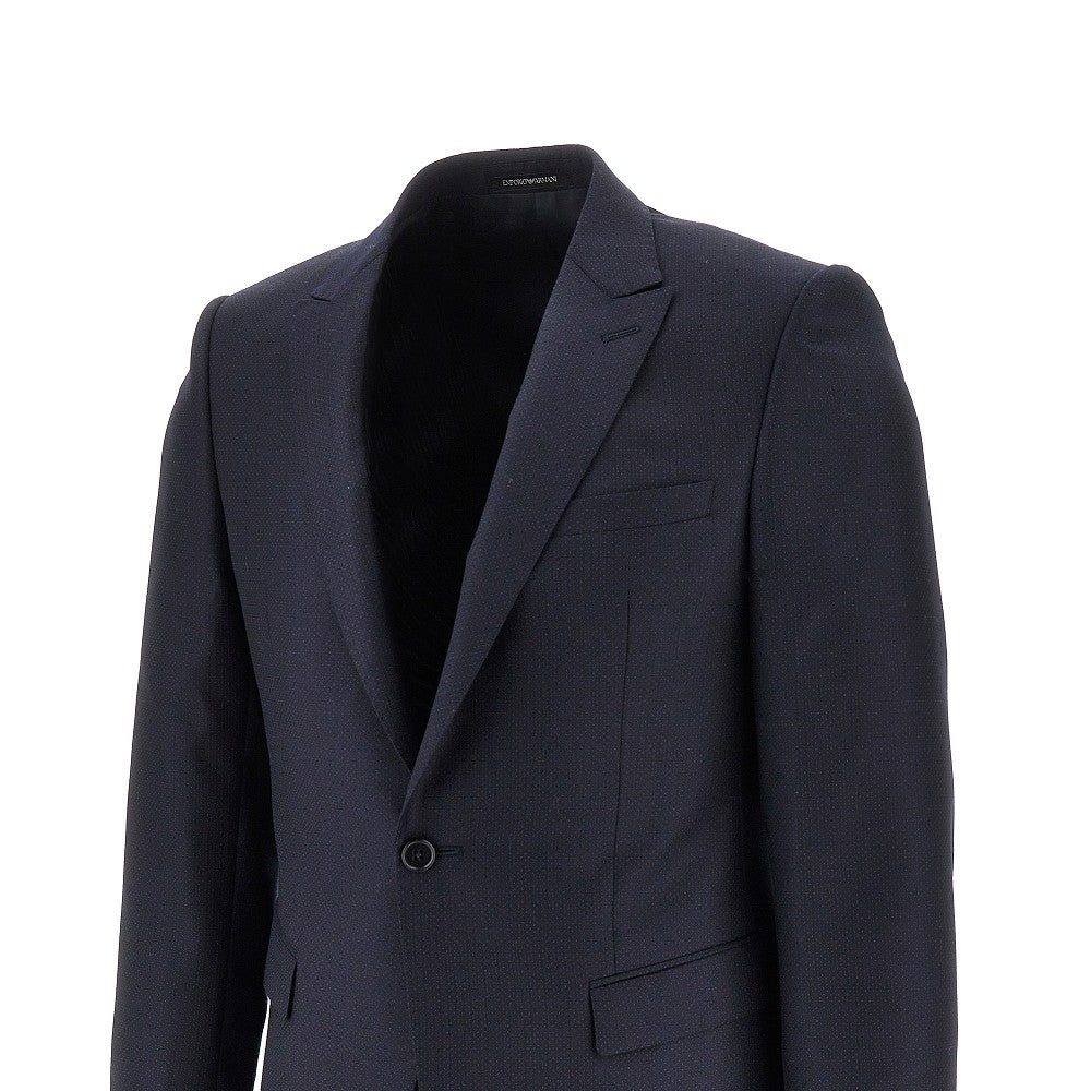 Jacquard wool David Line suit