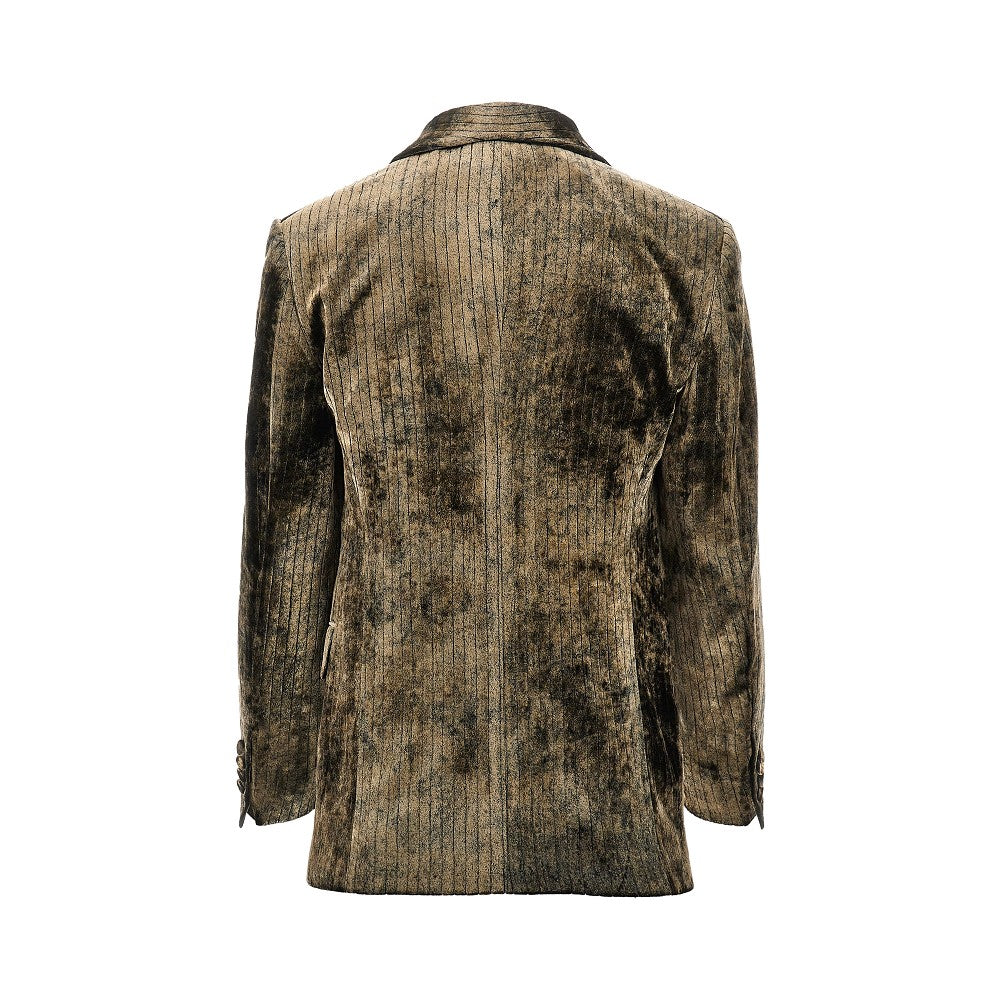 Velvet three-piece suit