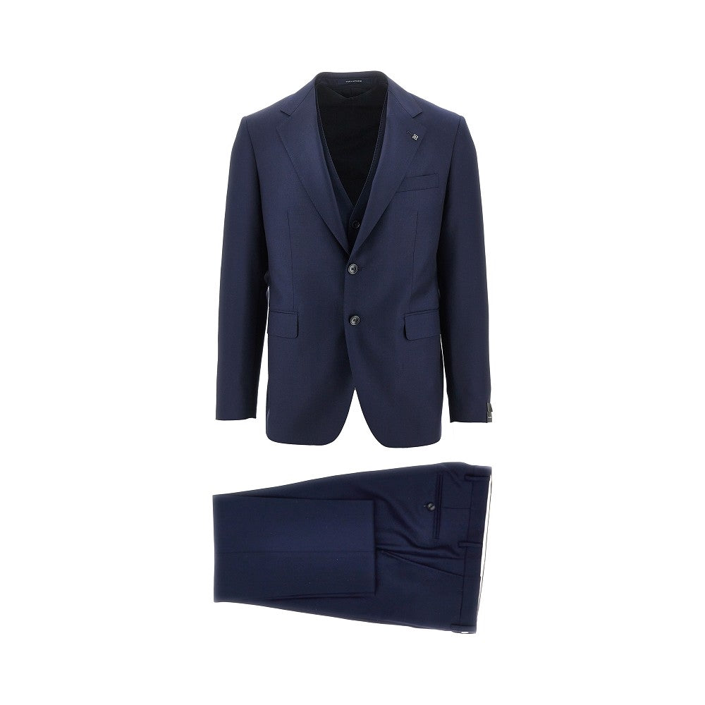 Super 110s wool three-piece tailored suit TAGLIATORE – RBoutique