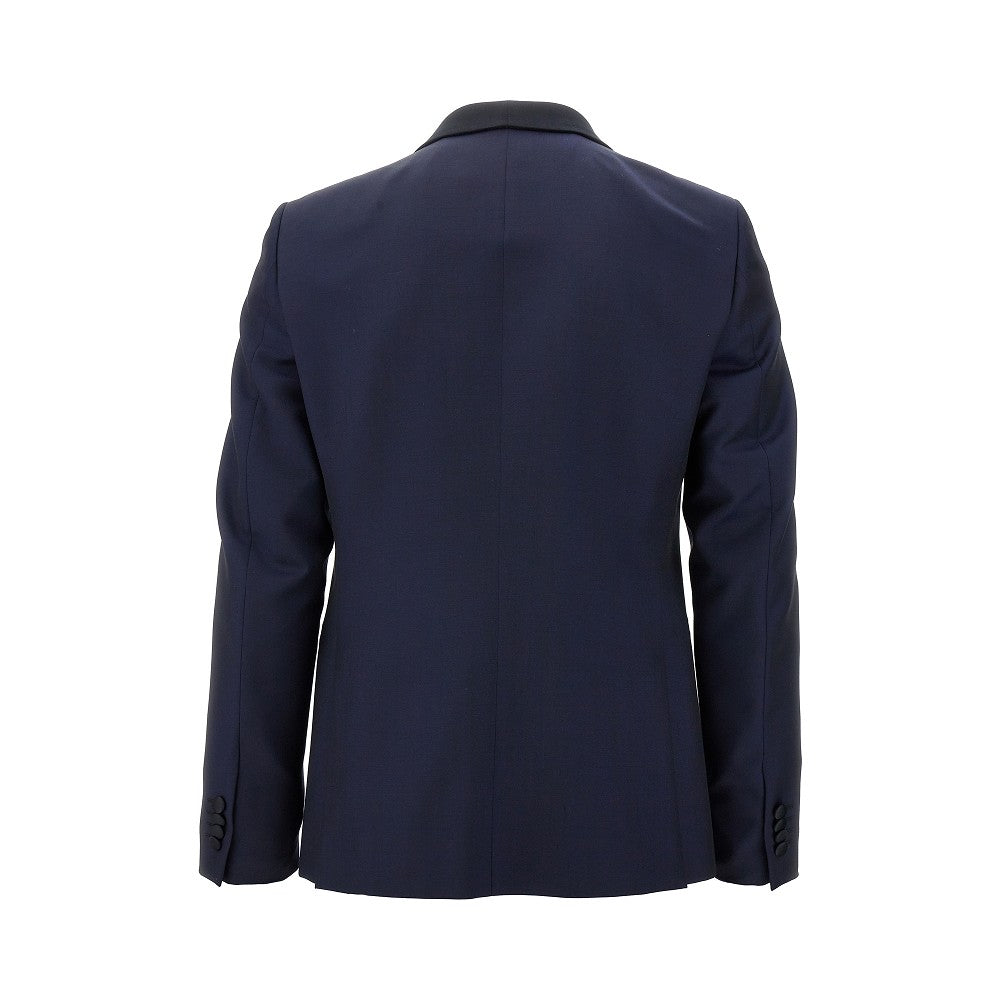 Abito sartoriale in lana e mohair