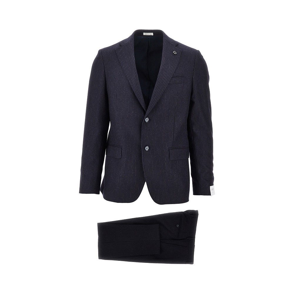 Abito sartoriale in misto lana gessata