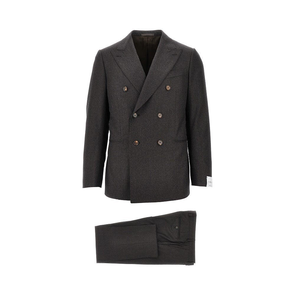 Wool double-breasted 'Norma' suit