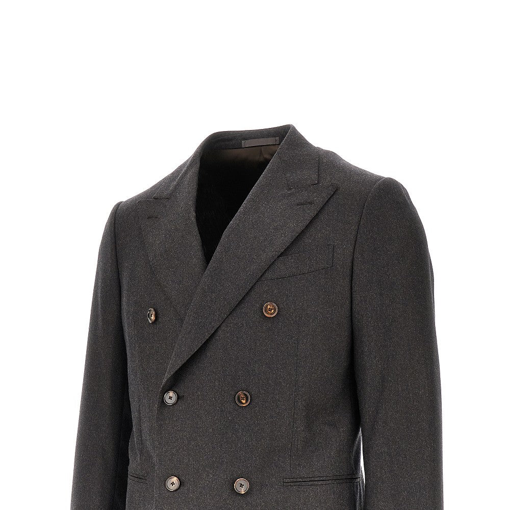 Wool double-breasted 'Norma' suit
