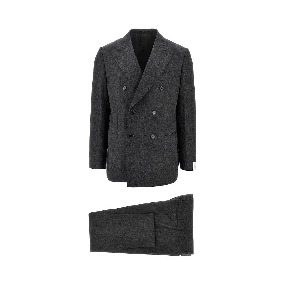 Wool double-breasted 'Norma' suit