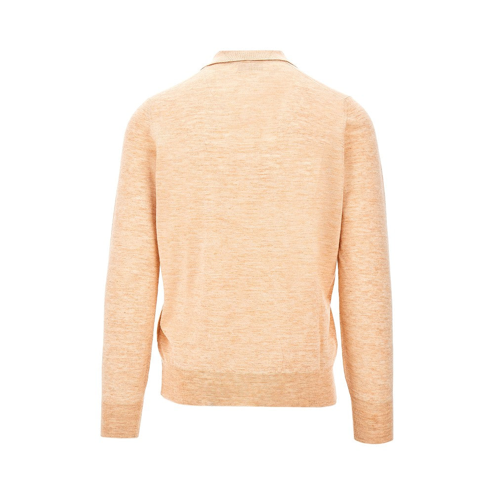 Lightweight knitted polo shirt