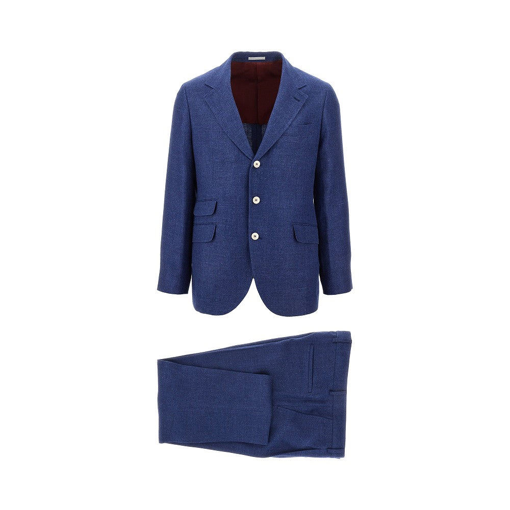 Abito sartoriale in saia diagonale