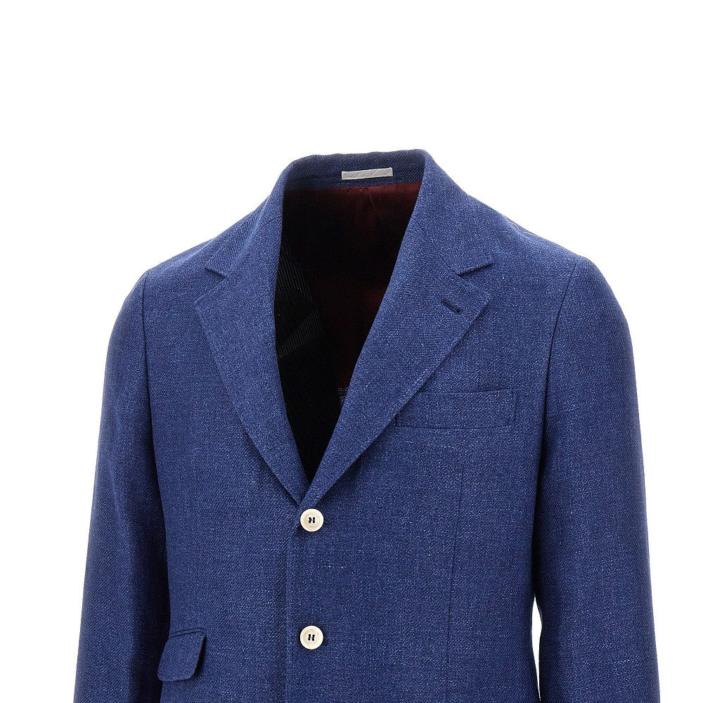 Abito sartoriale in saia diagonale