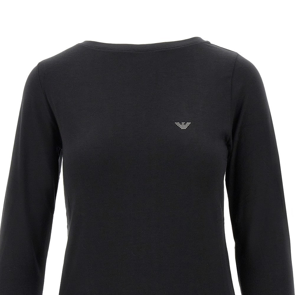 T-shirt loungewear in misto lana