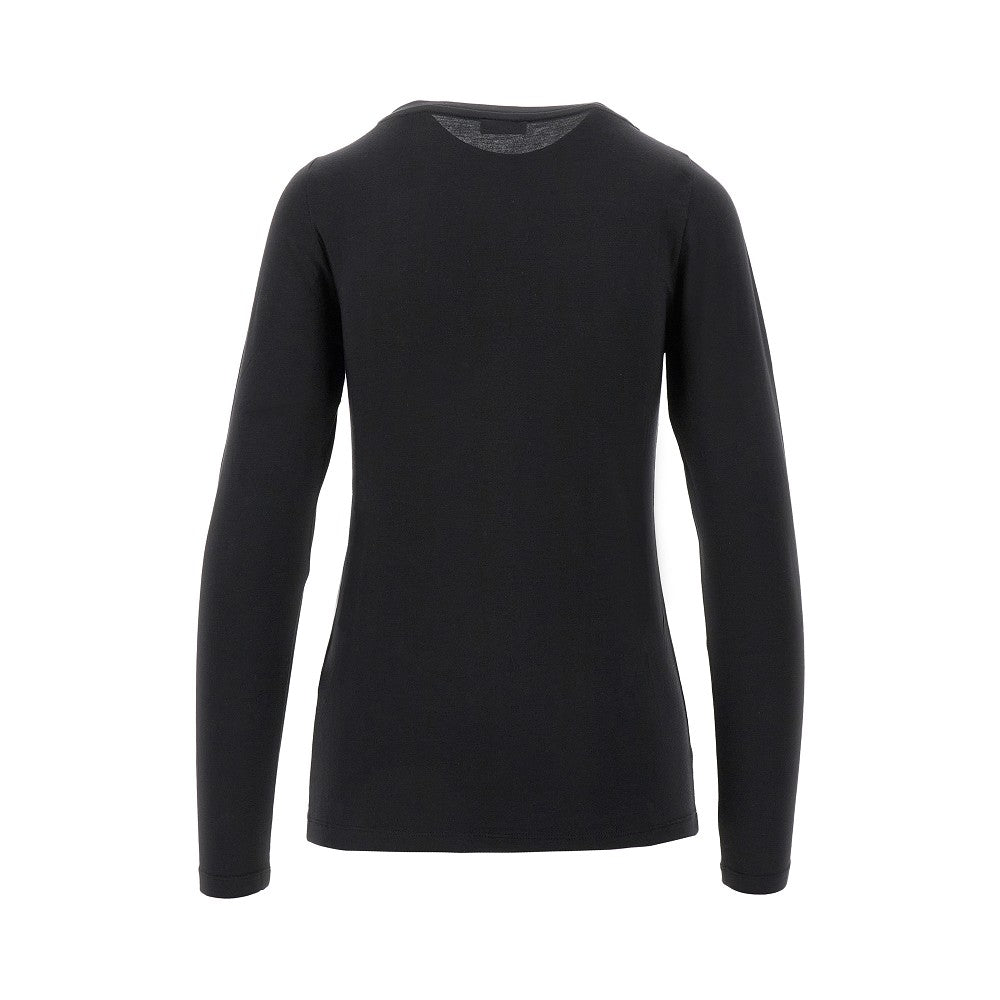 T-shirt loungewear in misto lana