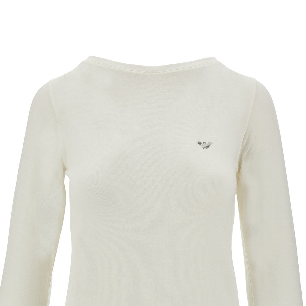 T-shirt loungewear in misto lana
