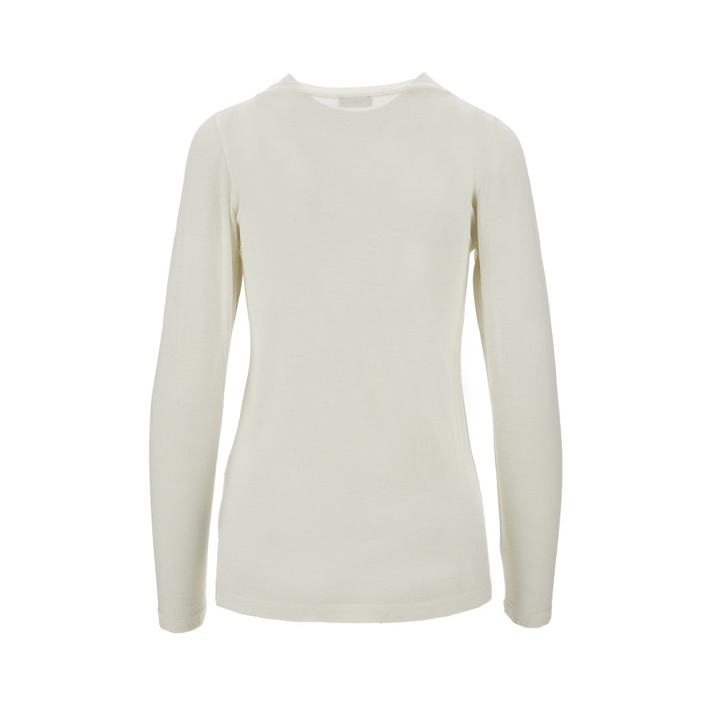 T-shirt loungewear in misto lana