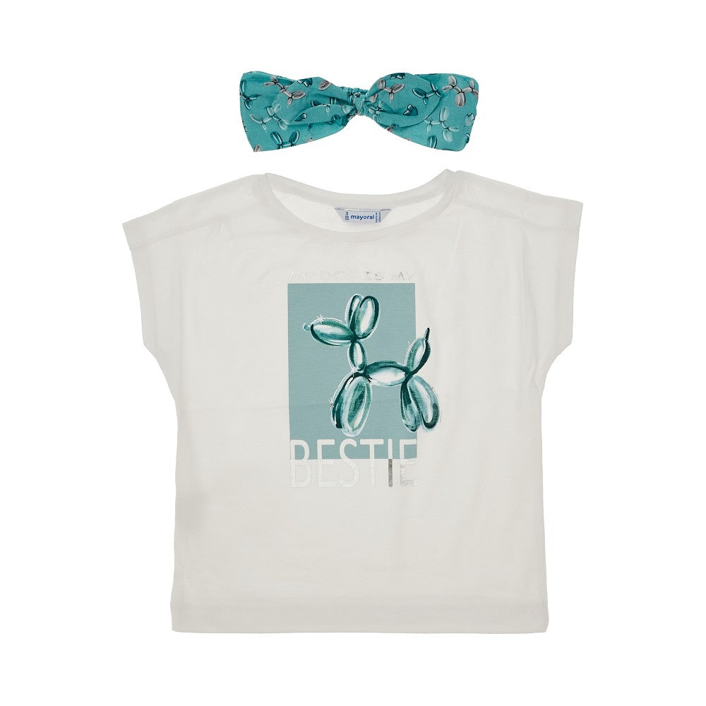 T-shirt with matching hairband