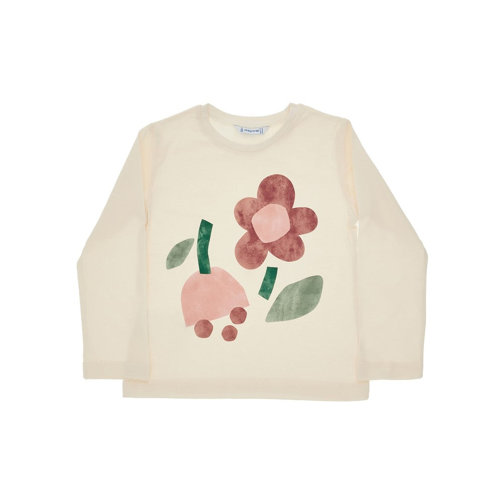 T-shirt a manica lunga con stampa