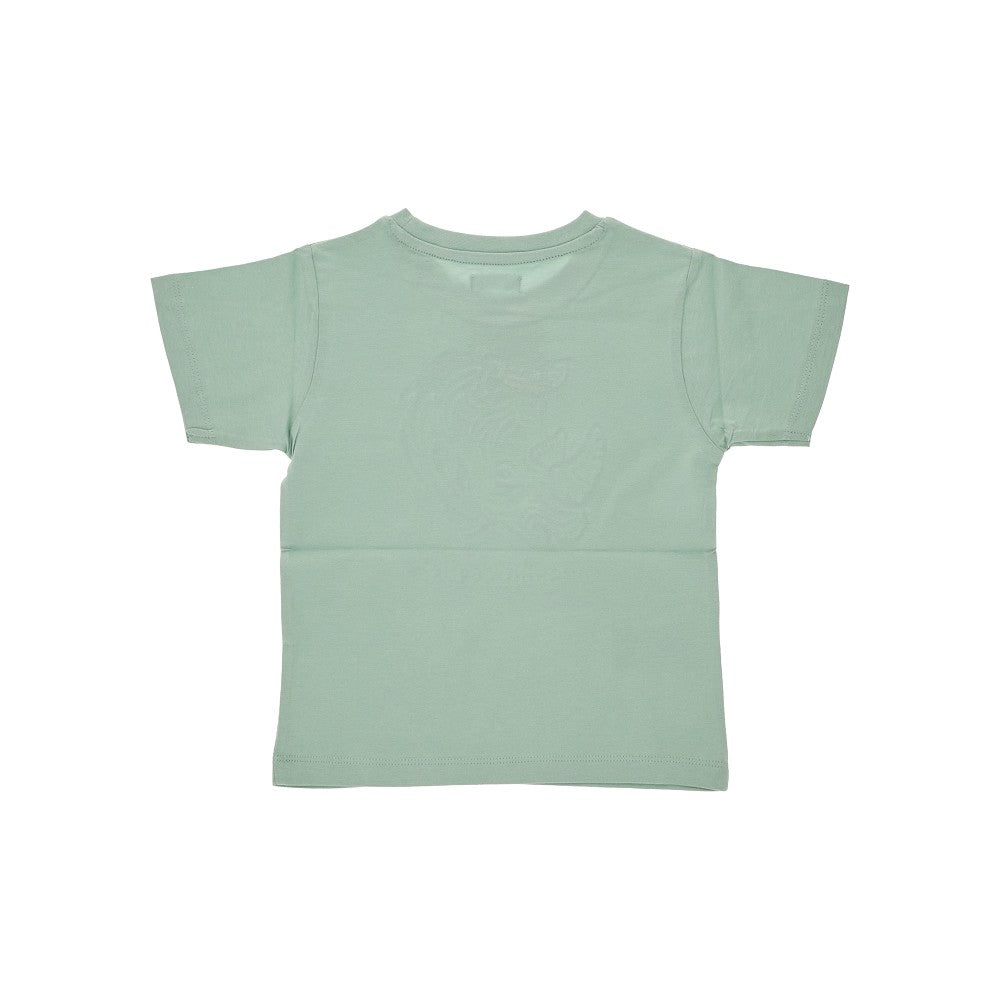 T-shirt con rinoceronte goffrato
