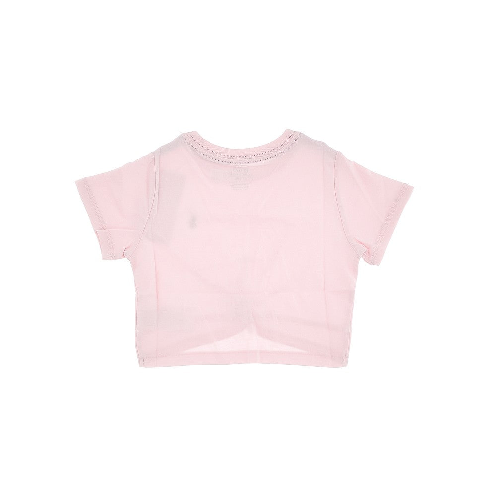 T-shirt cropped con dettaglio annodato