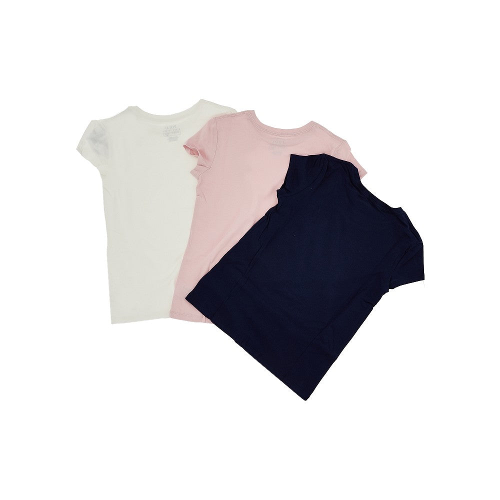 3 Pack T-shirt con logo ricamato