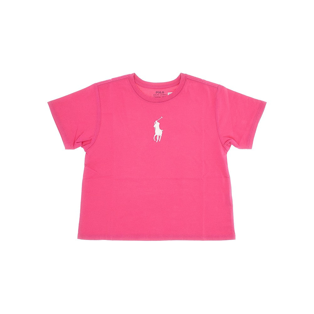 Logo embroidery T-shirt
