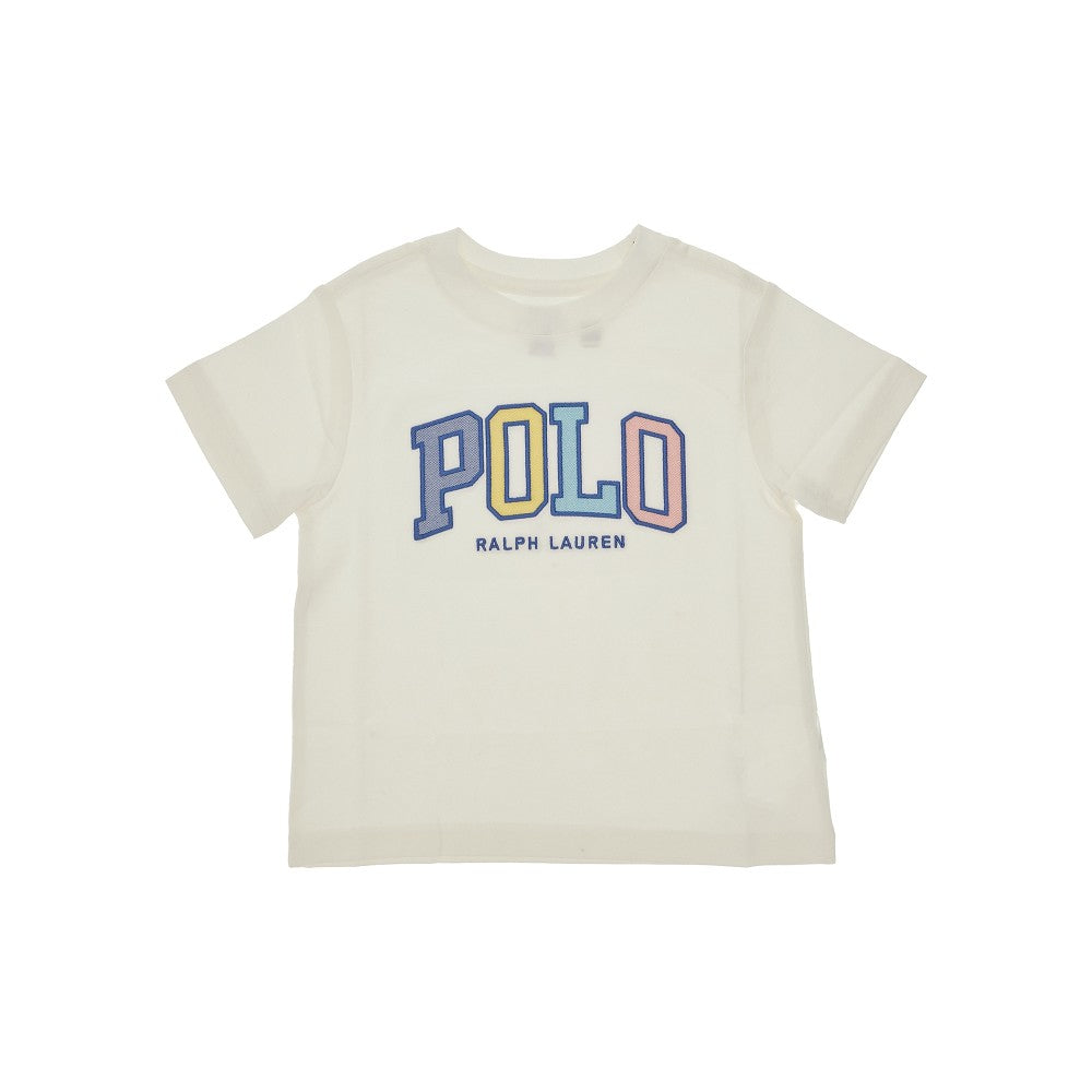 Logo embroidery T-shirt