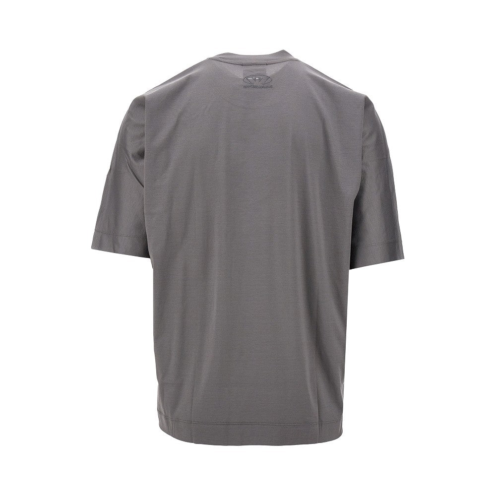 Lyocell-blend jersey oversized T-shirt